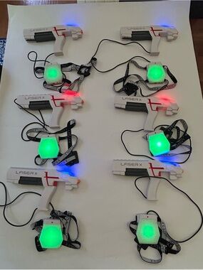 Kids Laser X set of 6-barely used -very clean